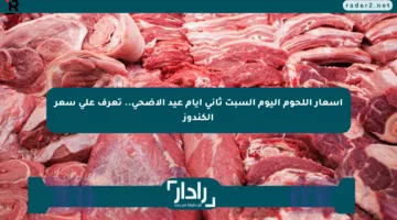 أسعار اللحوم اليوم السبت ثاني أيام عيد الأضحى.. تعرف على سعر الكندوز